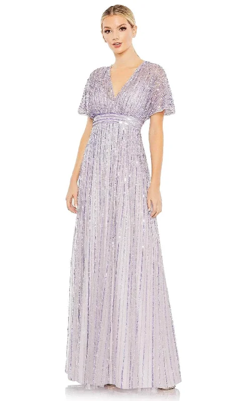 Bonus Savings Mac Duggal 10868 - Sequin Detailed Evening Dress
