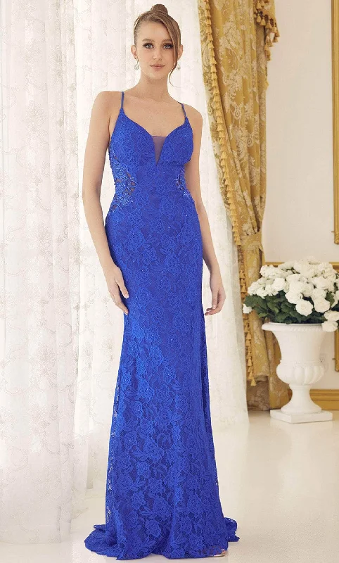 Take Advantage Nox Anabel E1076 - Beaded Lace Prom Dress