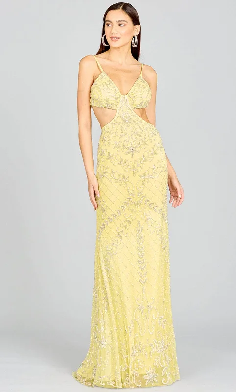 Markdown Madness Lara Dresses 9989 - Beaded Cutout Prom Dress