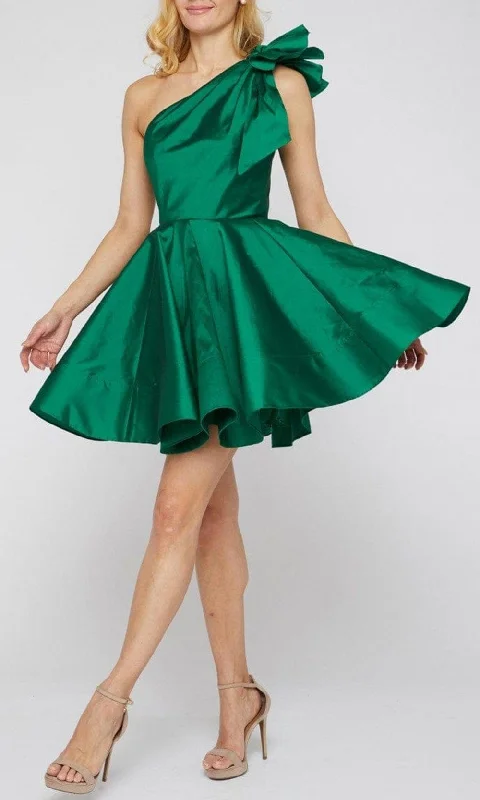 Mega Sale Terani Couture - 2012P1255 Bow Ornate A-Line Dress