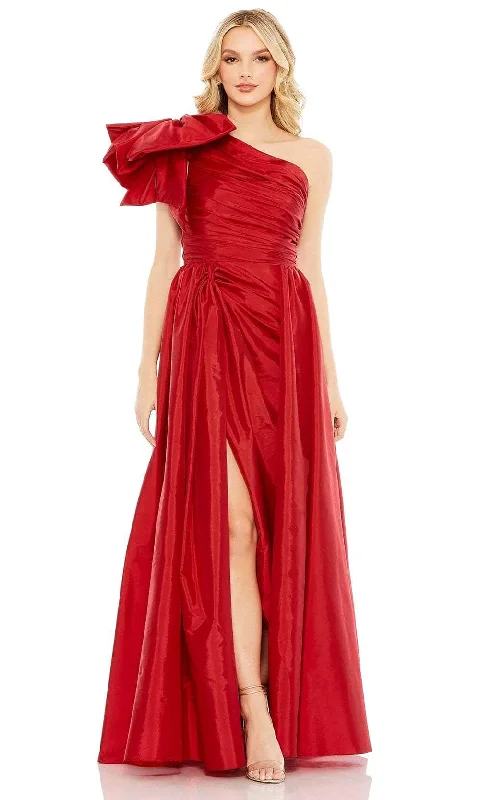Extra Savings Ieena Duggal 11312 - Ruched Bod Bow-Designed Gown