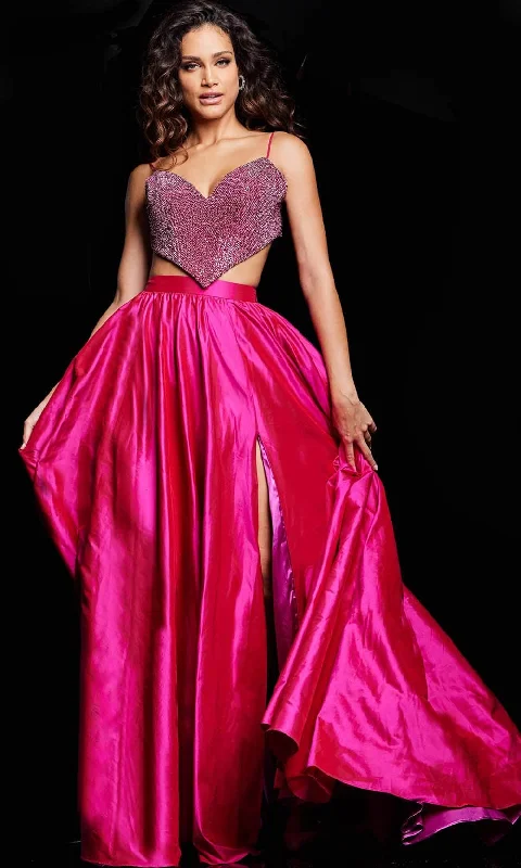 Act Fast Jovani 37045 - Bejeweled Sweetheart Prom Dress
