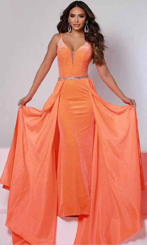 Markdowns Johnathan Kayne - 2400 Deep V Velvet Gown