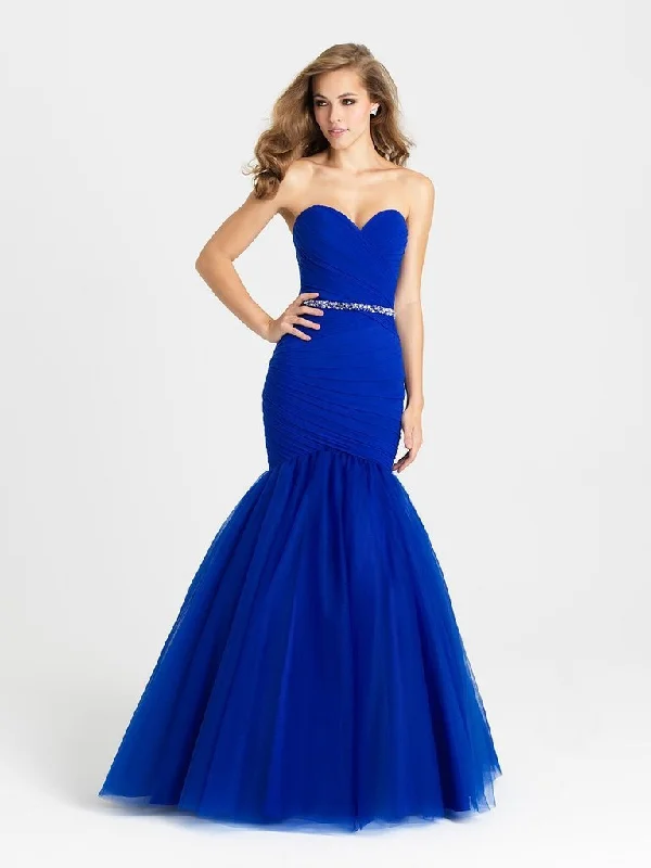 Buy More, Save More Madison James - 16-354 Ruched Taffeta Mermaid Dress - 1 pc Royal In Size 4 Available Buy More, Save More Madison James - 16-354 Ruched Taffeta Mermaid Dress - 1 pc Royal In Size 4 Available