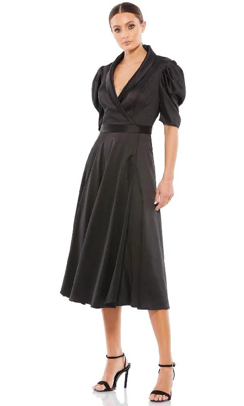 Big Discounts Ieena Duggal 26628 - Collared V-Neck A-Line Formal Dress