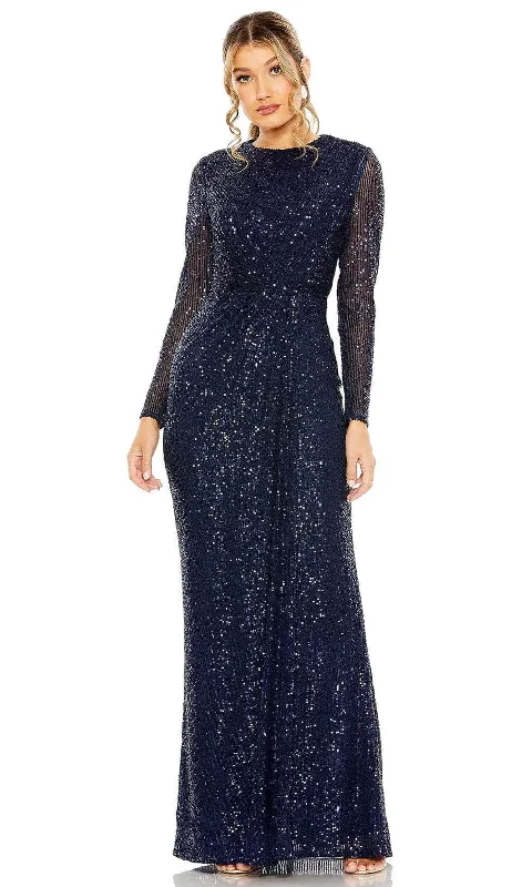 Limited Stock Ieena Duggal 11659 - Floor Length Sequin Evening Gown