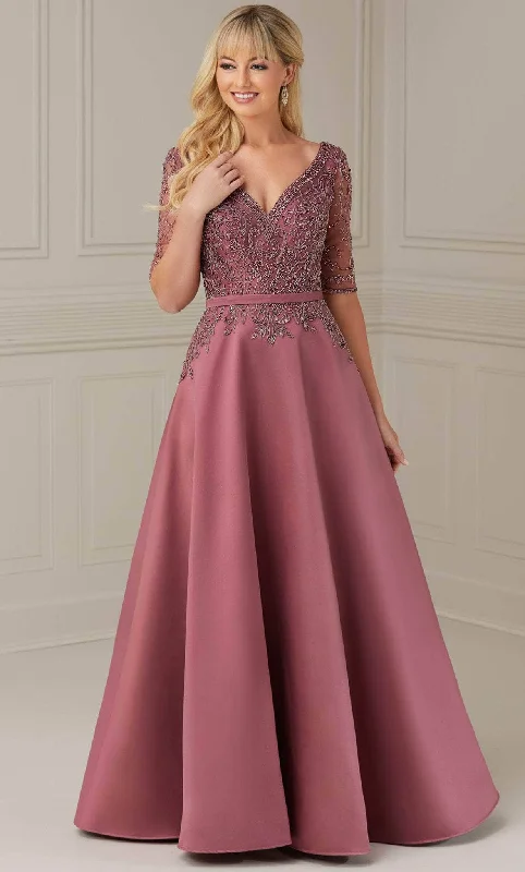Limited Availability Christina Wu Elegance 17103 - Beaded Bodice A-Line Evening Dress Limited Availability Christina Wu Elegance 17103 - Beaded Bodice A-Line Evening Dress