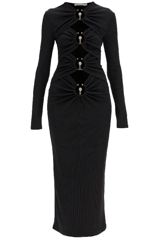 Can't Miss Christopher Esber 'cut out dress with metallic rings'