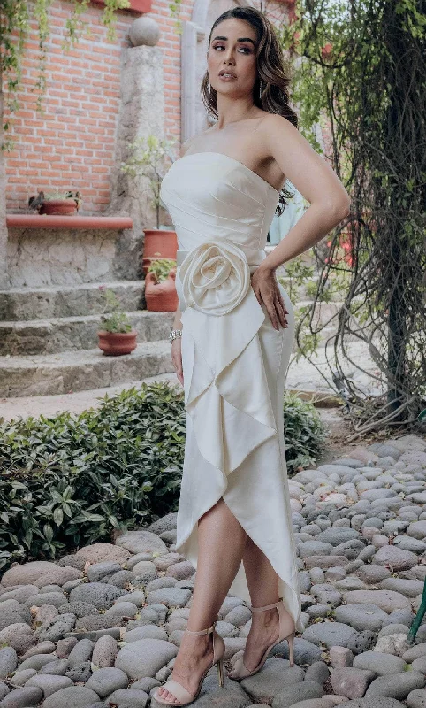 Can't Miss Terani Couture 232C1122 - Strapless High Low Cocktail Dress