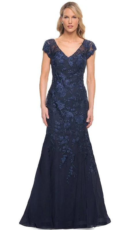 Incredible Offers La Femme 30269 - Lace Tulle Mermaid Dress