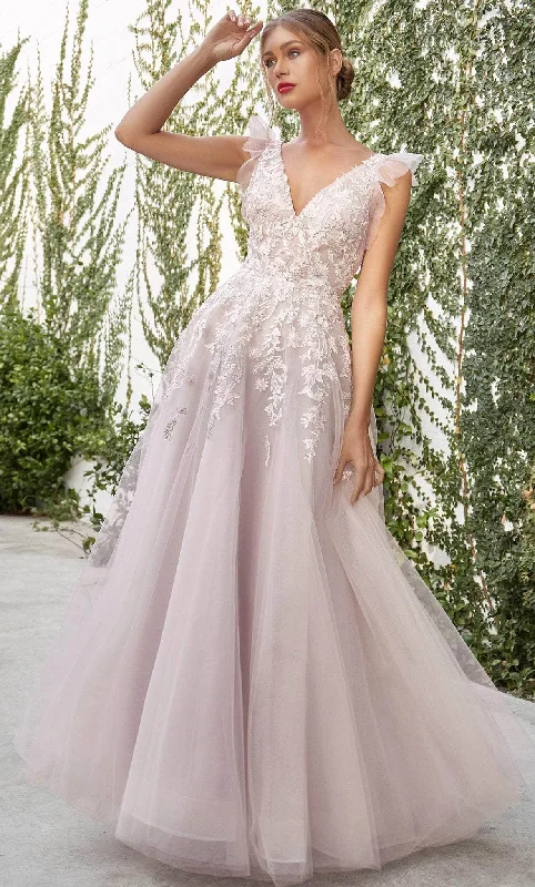 Grand Opening Sale Andrea and Leo A1018 - Ruffle Detail Sleeveless Prom Dress