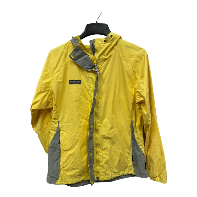 Price Slash Athletic Jacket By Columbia In Yellow, Size: L