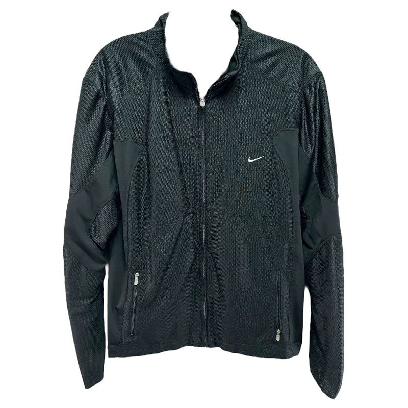 Online Only Athletic Jacket By Nike Apparel In Black, Size: Xl