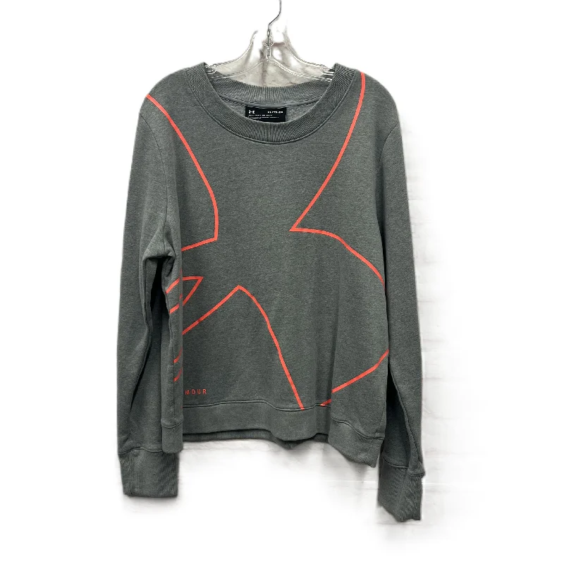 YEAR-End Sale Athletic Sweatshirt Crewneck By Under Armour In Grey, Size: Xl