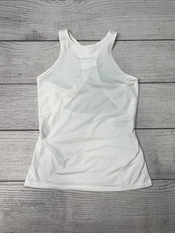 Closeout Athletic Tank Top By Athleta In White, Size: S