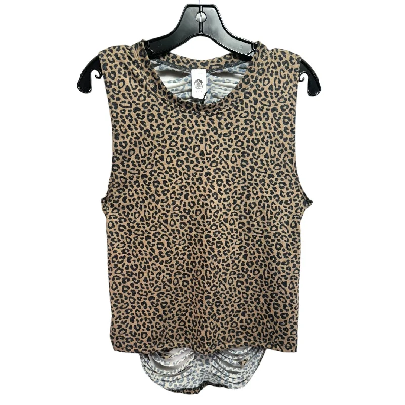 Quick Sale Athletic Tank Top By Jala In Animal Print, Size: S