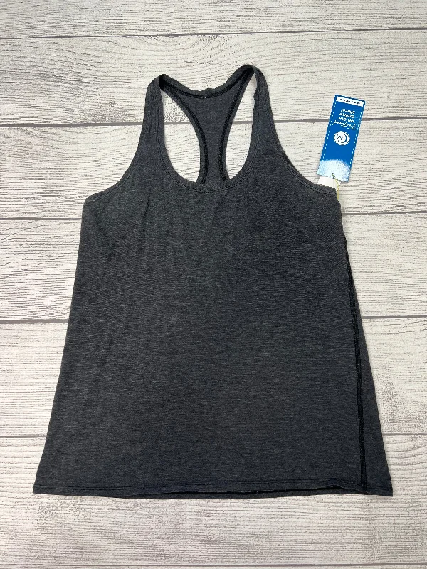 Midnight Sale Athletic Tank Top By Lululemon In Grey, Size: M