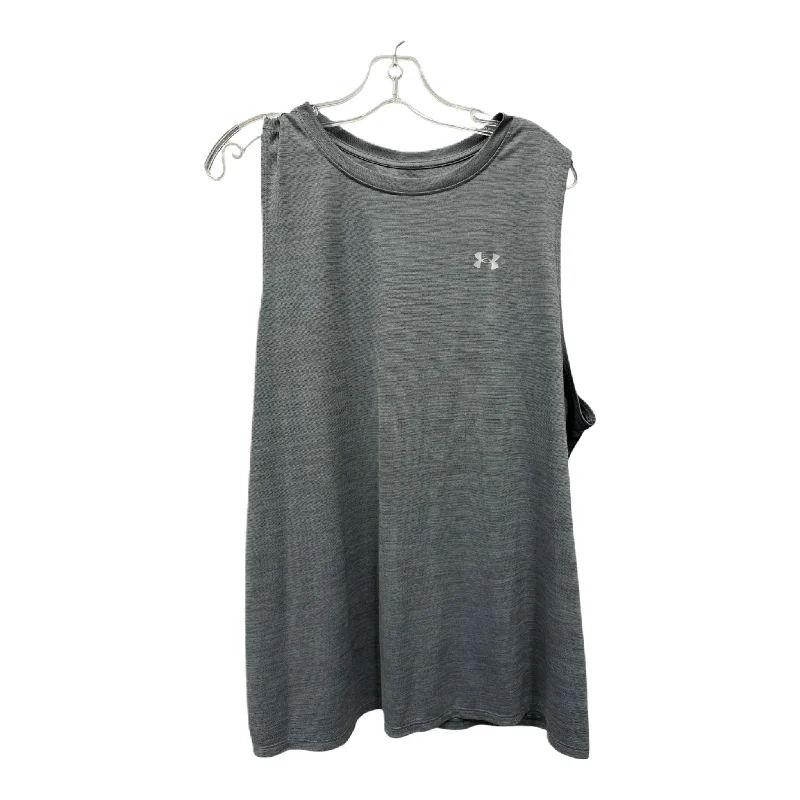 Price Smash Athletic Tank Top By Under Armour In Grey, Size: 3x