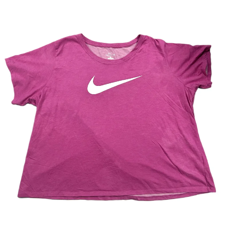 Early Access Athletic Top Short Sleeve By Nike  Size: 3x