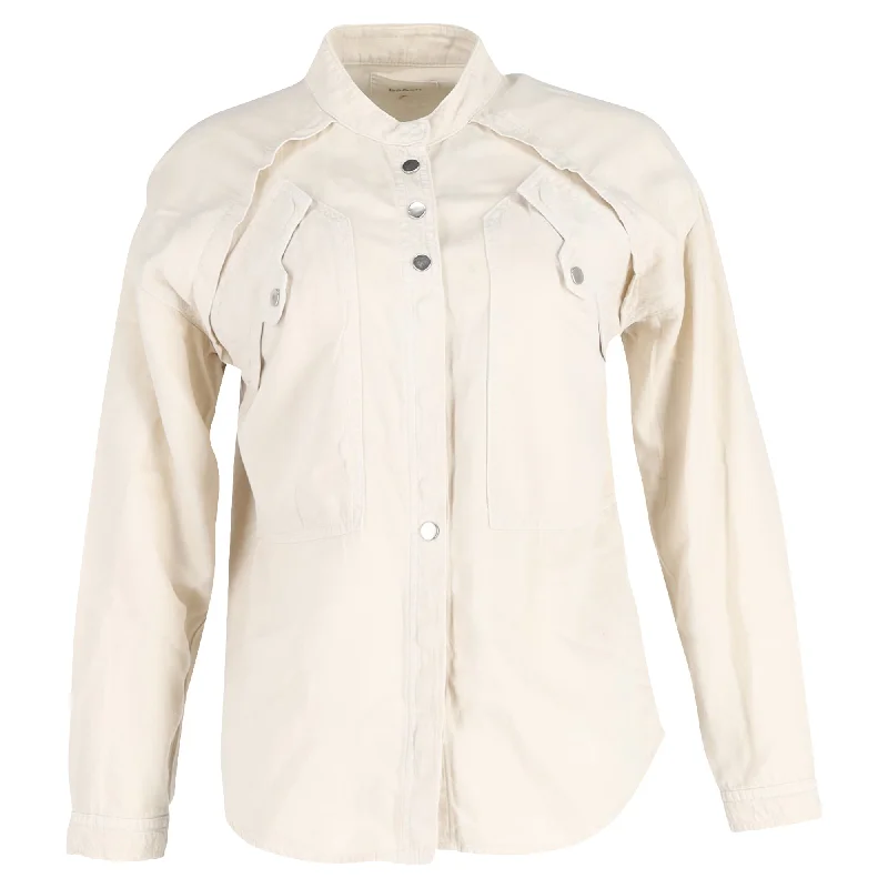 Unbeatable Prices Ba&Sh Tyle Layered Blouse in Cream Cotton