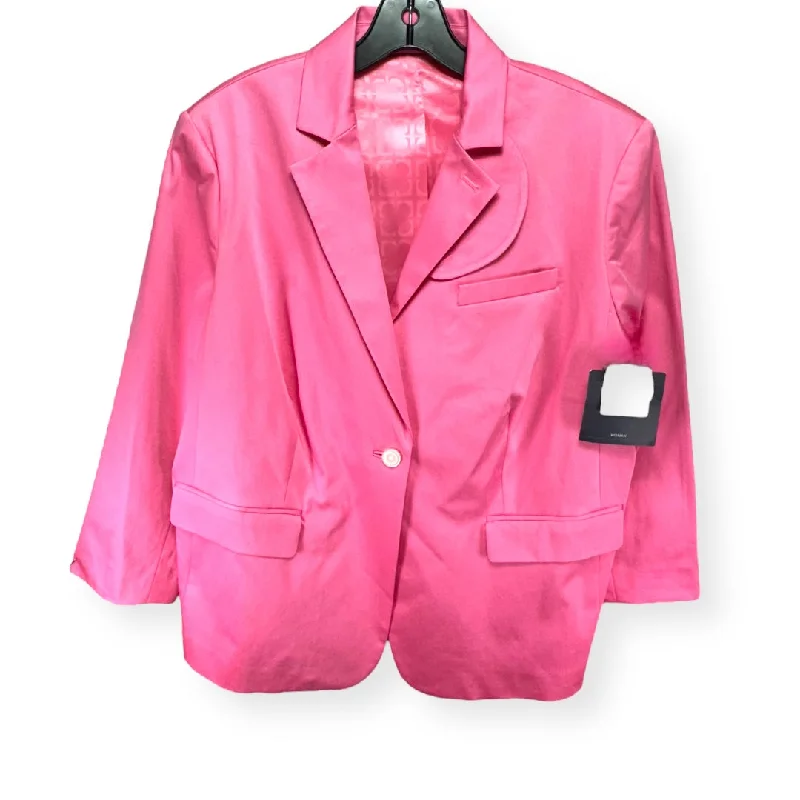 Price Fest Blazer By Liz Claiborne In Pink, Size: 14