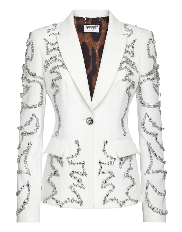 Shop and Save Cady Superheroine Blazer Crystal