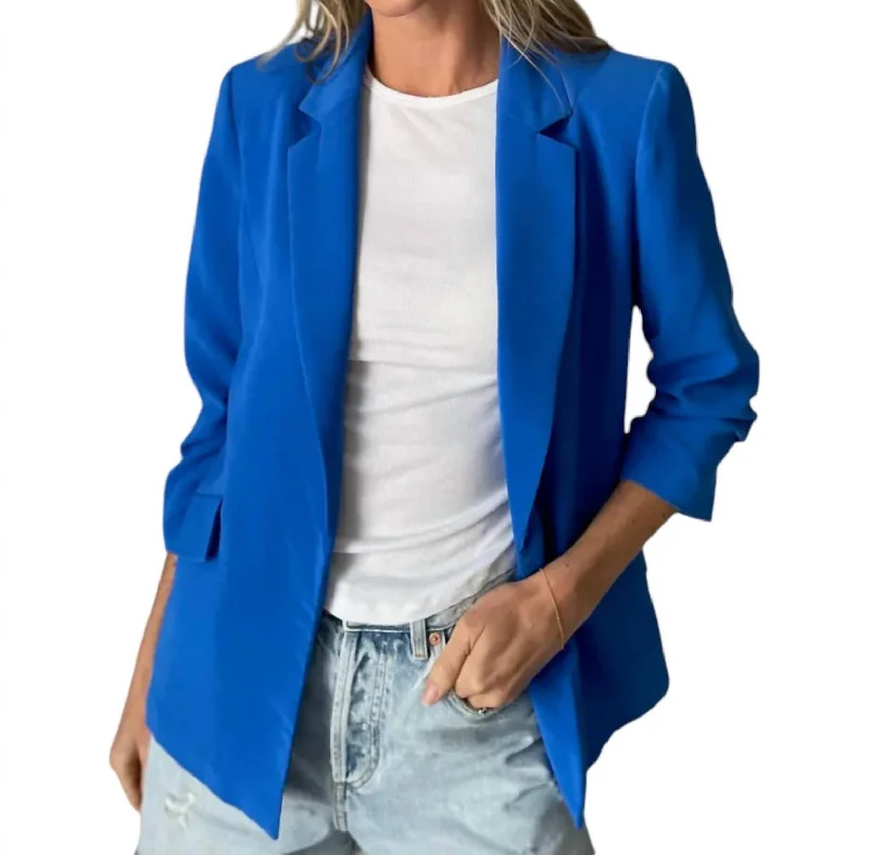 Cameron Blazer In Cobalt Blue