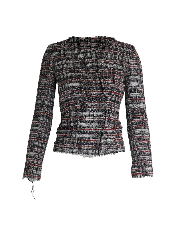 Étoile Isabel Marant Tweed Jacket in Multicolor Cotton