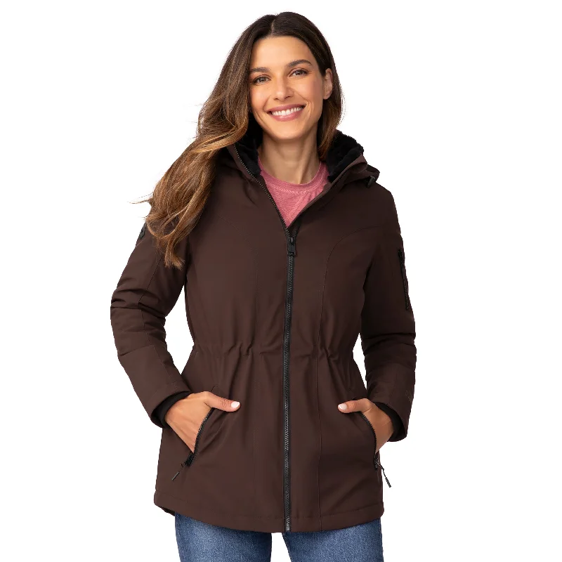 Lowest Prices Free Country Women's Thermo Super Softshell Zip Up Jacket