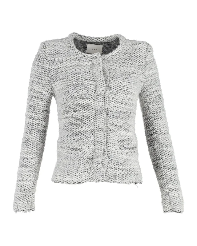 YEAR-End Sale IRO Handi Evening Jacket in Grey Wool