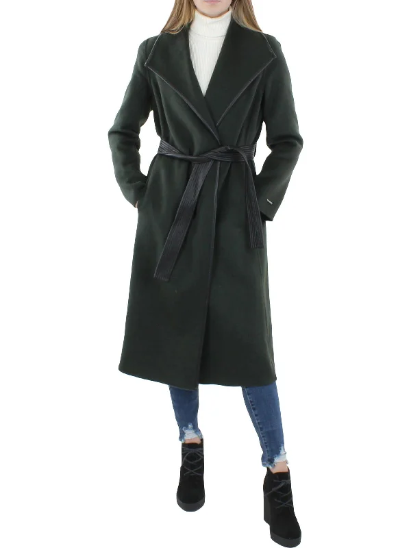 Exclusive Online Offer Juliette Womens Wool Blend Warm Wrap Coat