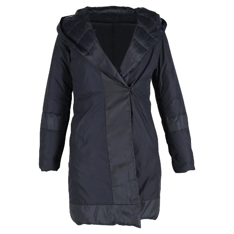 Early Access Max Mara Quilted Navy Blue Nylon