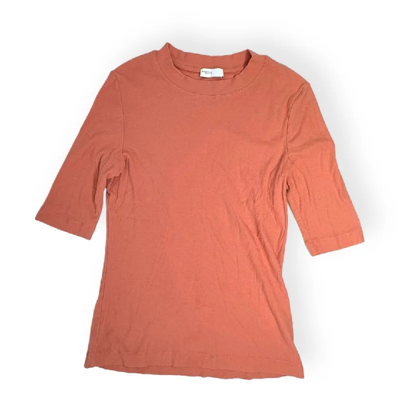 Steals and Deals Peach Top Short Sleeve Rosetta Getty, Size L