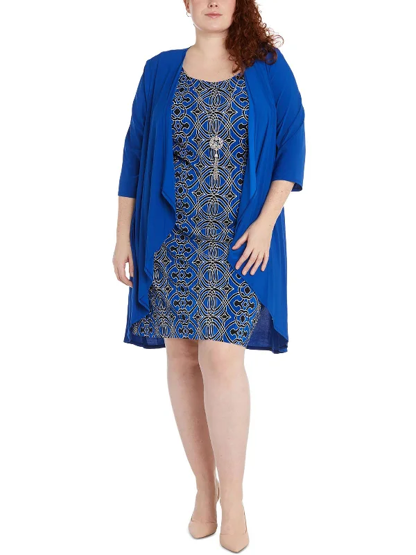 Amazing Deals Plus Womens Open Front Cardigan Duster Blazer