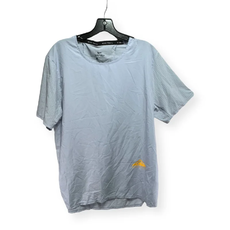 Today Only Purple Athletic Top Short Sleeve Nike Apparel, Size L