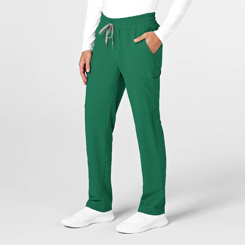 Midnight Madness RENEW Mens Straight Slim Scrub Pant - Hunter