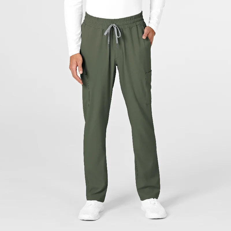 The Best Prices RENEW Mens Straight Slim Scrub Pant - Olive