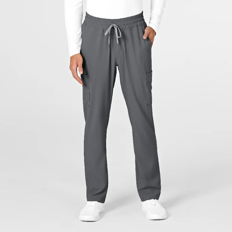 Blowout Deals RENEW Mens Straight Slim Scrub Pant - Pewter