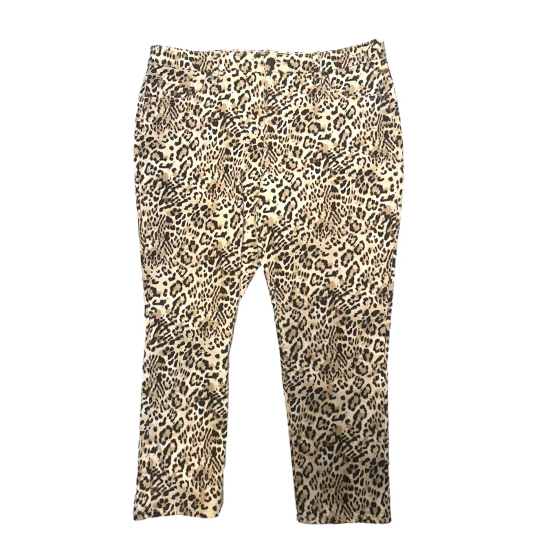 Low Prices So Slimming Petite Girlfriend Ankle Jeans By Chicos In Cheetah-Print, Size: 14petite Low Prices So Slimming Petite Girlfriend Ankle Jeans By Chicos In Cheetah-Print, Size: 14petite