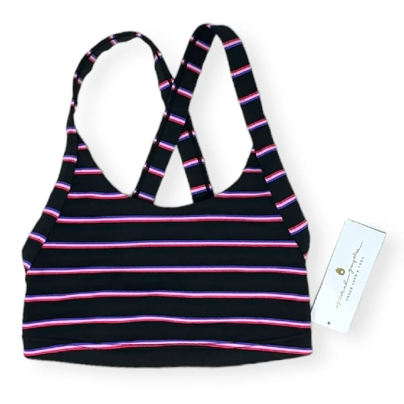 Clearance Sale Striped Pattern Athletic Bra Spiritual Gangster, Size Xs