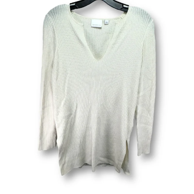 Blowout Sale Sweater By Anthropologie In Cream, Size: S