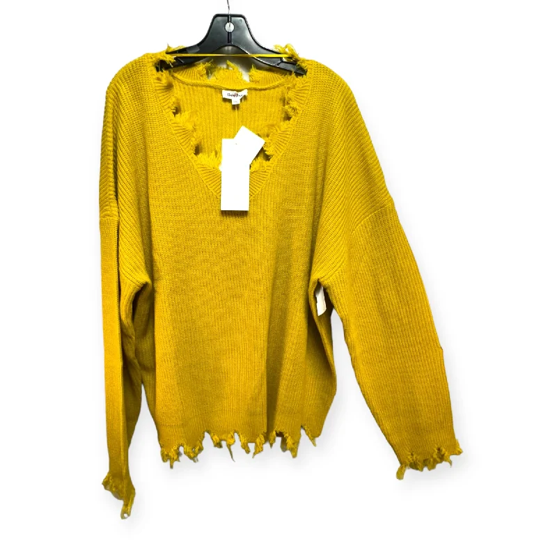 Buy More, Save More Sweater By Cmc In Gold, Size: 1x