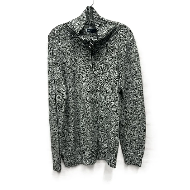 New Deals Sweater By Karen Scott In Black & White, Size: 1x