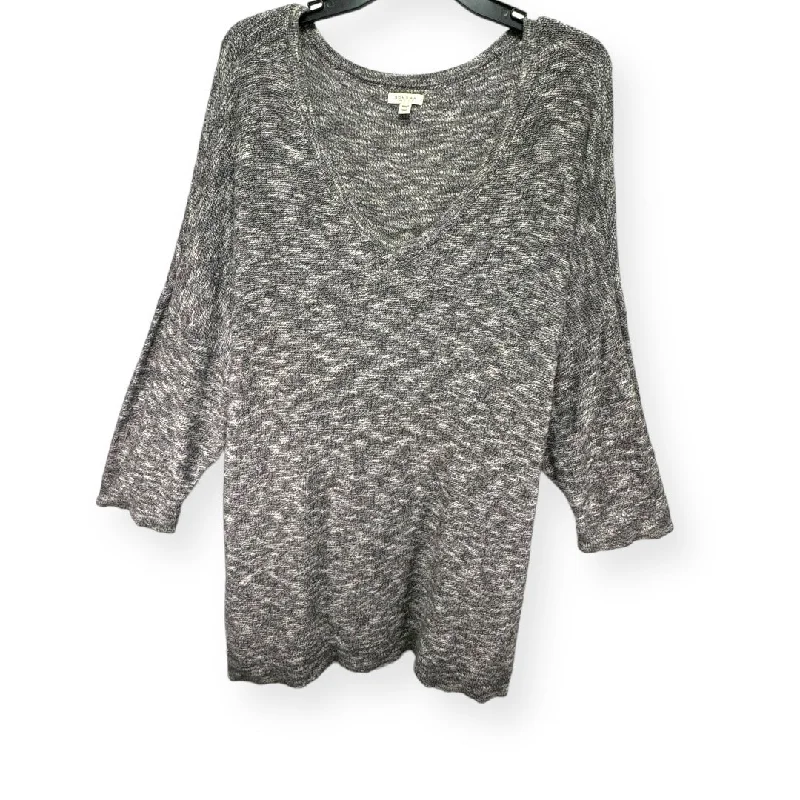Price Break Sweater By Sonoma In Grey, Size: 3x
