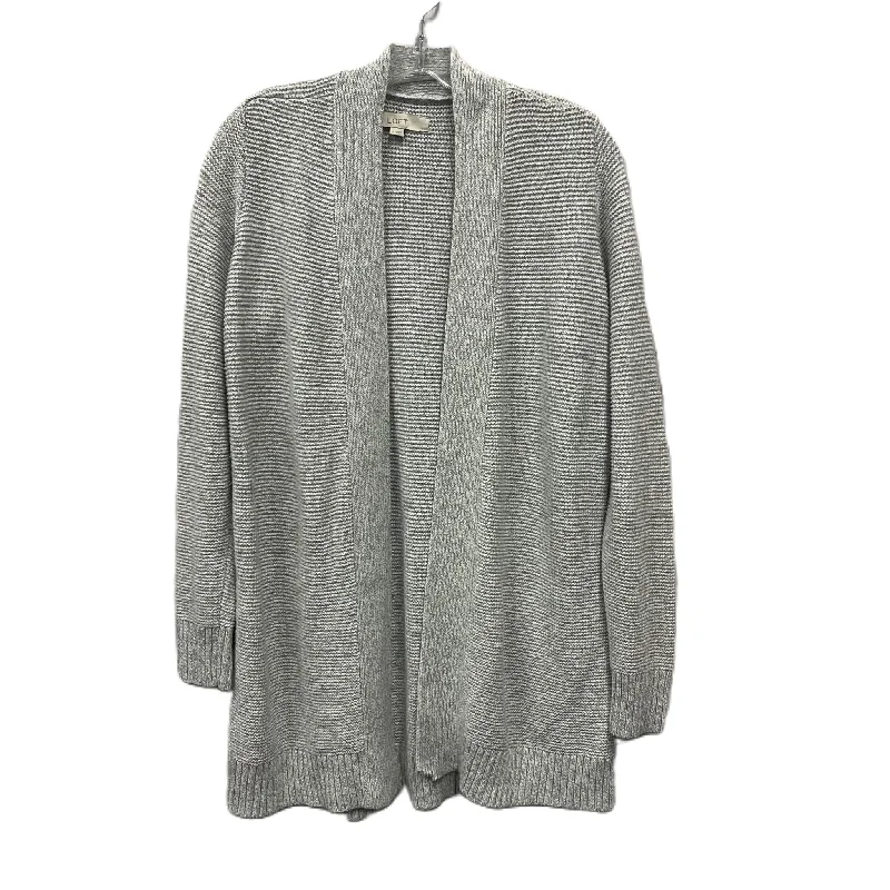 Fantastic Deals Sweater Cardigan By Loft In Grey, Size: M