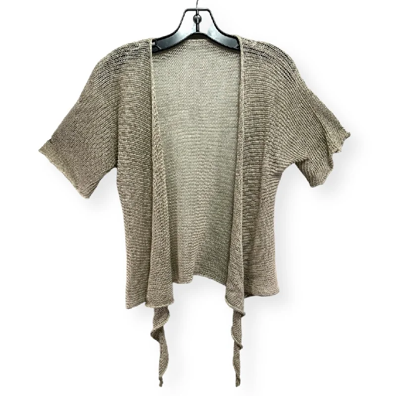 Mega Deal Sweater Cardigan By Rewella In Beige, Size: L