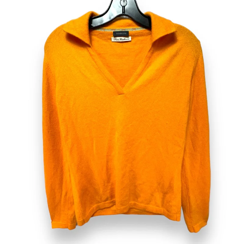 Daily Specials Sweater Cashmere By tombolino In Orange, Size: L