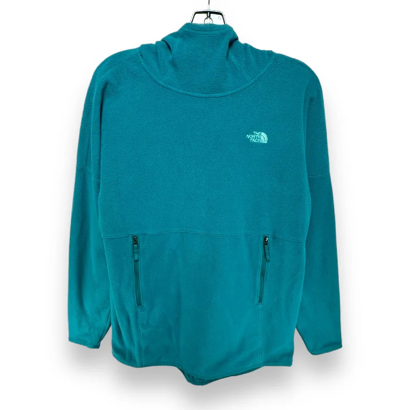 Sweatshirt Hoodie By The North Face In Teal, Size: S