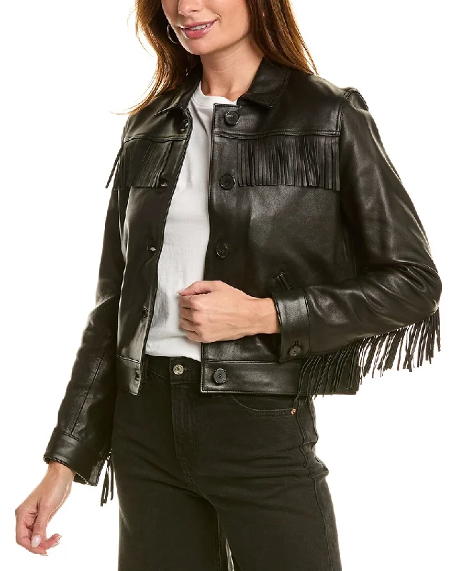 Price Fest The Kooples Leather Jacket