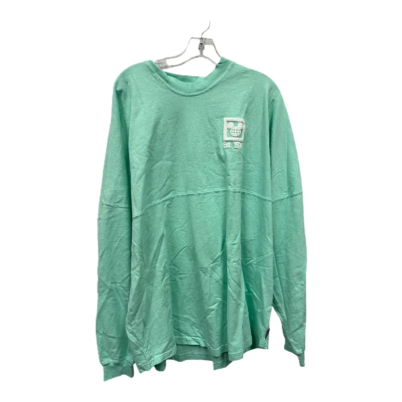 Special Offer Top Long Sleeve By Disney Store In Green, Size: 1x